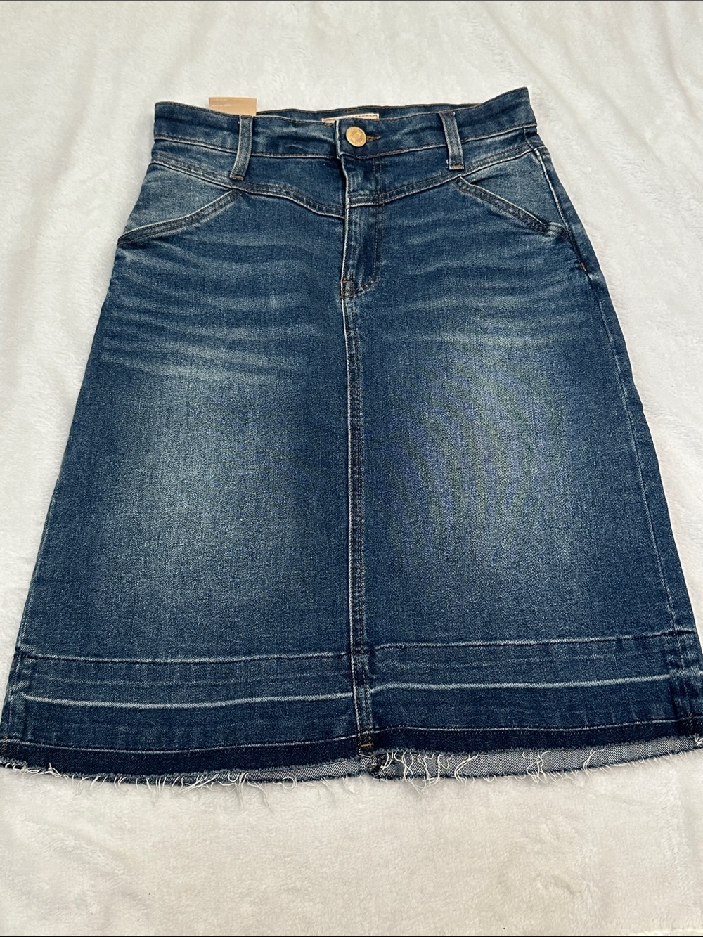 🌴 KUT from the Kloth Paula Denim Skirt
